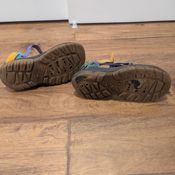 Teva woman's sandals - black purple orange teal, 5 - Picture 5 of 5